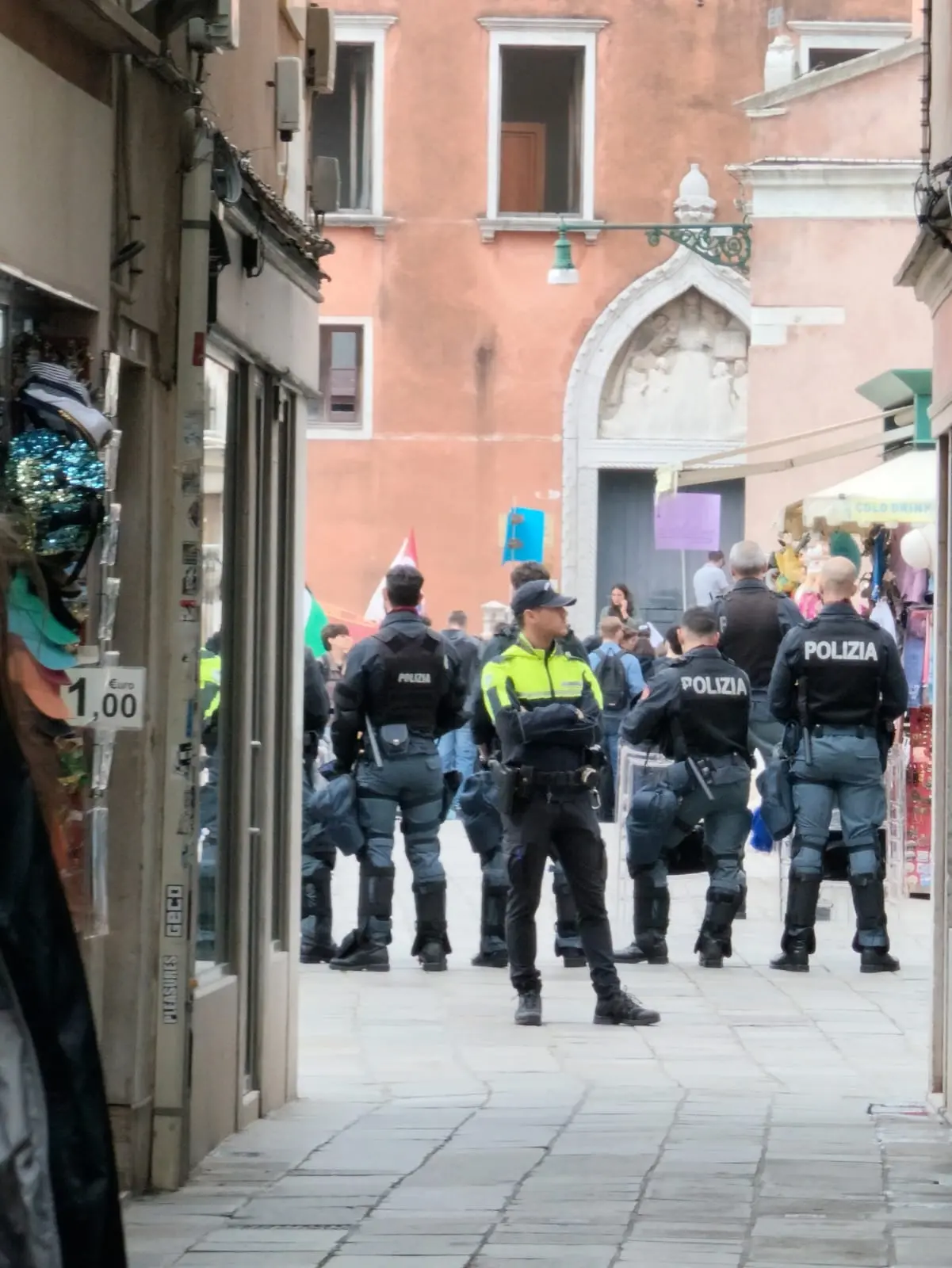 Le forze dell'ordine a Venezia
