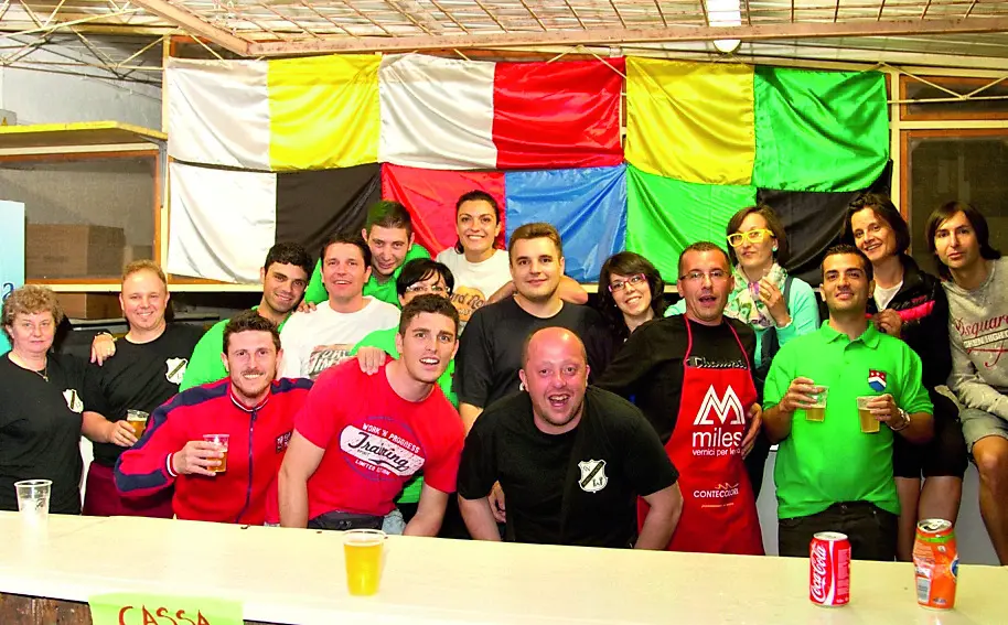 Momenti di festa durante il torneo