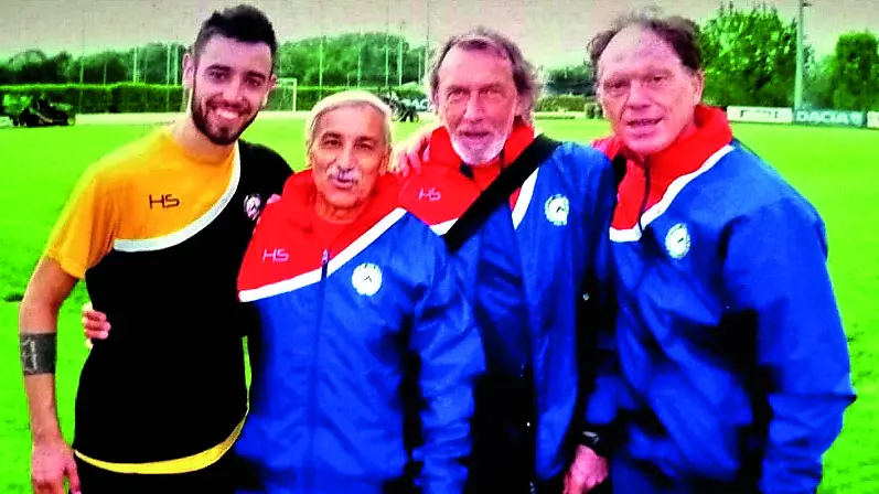Fernandes assieme a Cinello, Miano e al collaboratore Trullo nel 2014