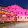 Il municipio di Gorizia si tinge di rosa per il Giro d'Italia (Tibaldi)