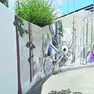 Uno dei murales realizzati dagli artisti nel sottopasso di via Emilia a San Giorgio di Nogaro