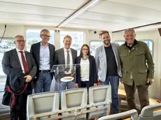 La presentazione delle nuove corse serali del Delfino Verde (Lasorte)