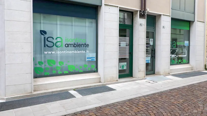 La sede di Isontina Ambiente a Gorizia (Bumbaca)