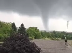 Una tromba d'aria a Buja (foto Sei di Buja se...)