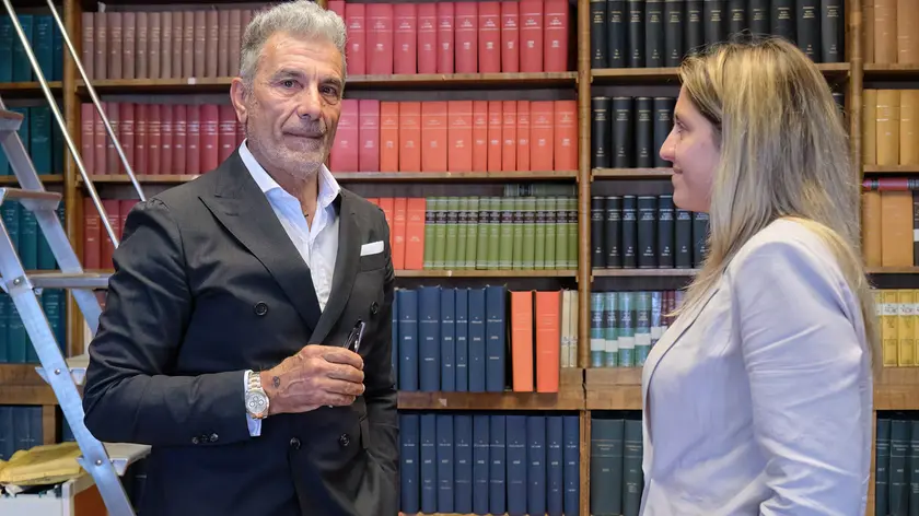 Paolo e Alice Bevilacqua, i legali di Sebastiano Visintin (foto Massimo Silvano)