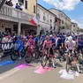 La partenza della 14esima tappa del Giro d'Italia da Treviso a Gorizia/Nova Gorica (fotofilm)