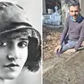 La fotografa friulana Tina Modotti e Riccardo Costantini sulla sua tomba a Città del Messico