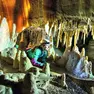 Una delle esplorazioni in grotta condotte dal Circolo speleologico idrologico friulano
