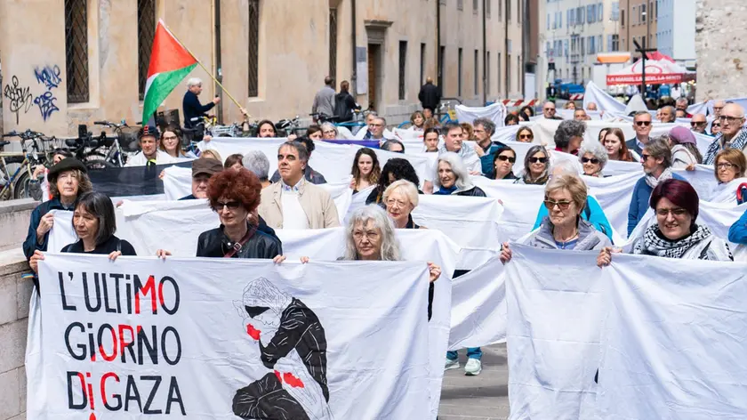 Anche Udine ha risposto alla mobilitazione nazionale per ricordare i 600 giorni di assedio di Gaza