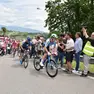 Il Giro sul muro di Ca' del Poggio (foto Cavicchi)