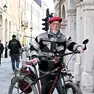 Sebastiano Visintin fotografato a Trieste in uno scatto d’archivio