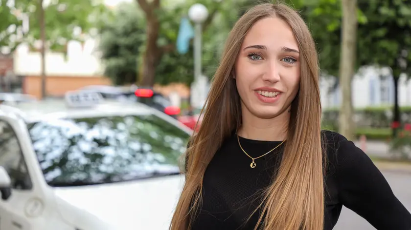 Sofia Fait è la prima tassista donna a Gorizia (Tibaldi)