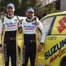 Rally. Il pilota pordenonese Andrea Tomasini, Mauro Toffoli e la loro Suzuki.