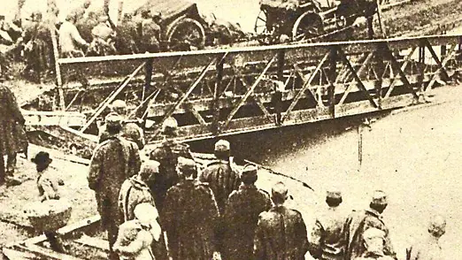 Le truppe austro-ungariche sul Tagliamento