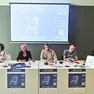 Un momento della conferenza stampa di presentazione delle Notti dei lettori