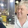 I soccorsi all'interno del PalaCrisafulli, a destra Flavio Barzan, presidente della Martinel Sacile