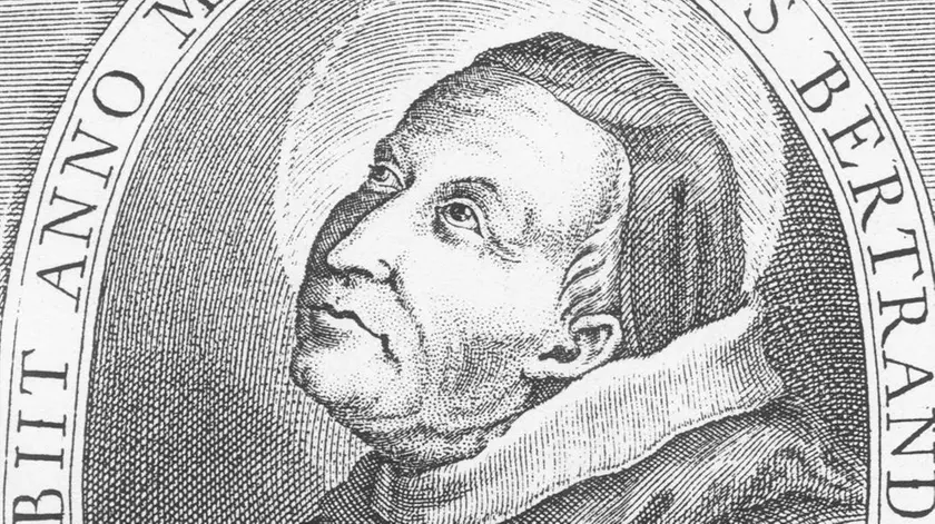 Una raffigurazione del Patriarca Bertrando d'Aquileia.