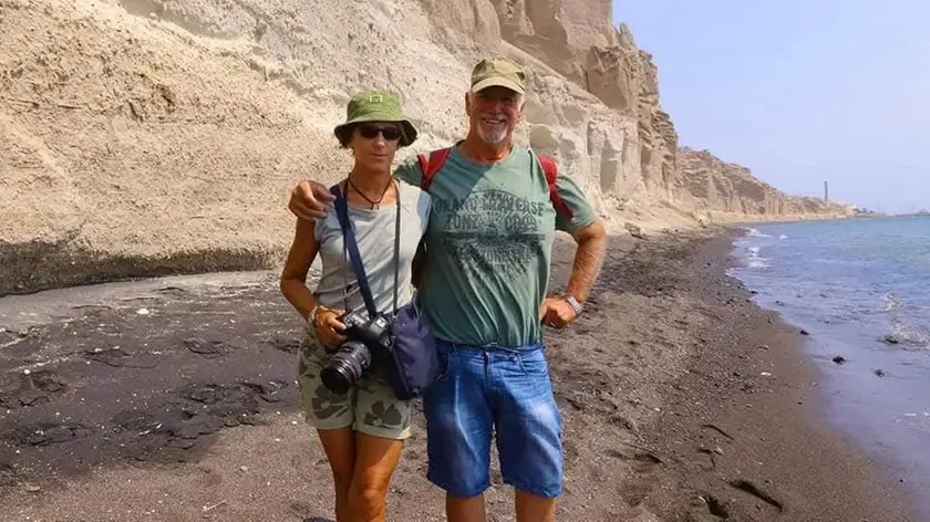 I coniugi Liliana Resinovich e Sebastiano Visintin nel corso di una loro vacanza