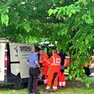 Il parcheggio dove è morto un tecnico di 48 anni foto ambrosio/petrussi