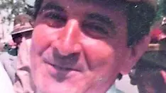 Pio Pinagli con il cappello da alpino