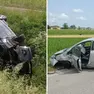 I due veicoli coinvolti nell'incidente a Manzano