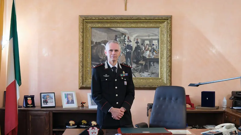 Il generale Gabriele Vitagliano, comandante della Legione Carabinieri Friuli Venezia Giulia (foto Silvano)