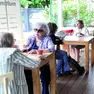 I cittadini di Chiavris hanno spiegato le loro richieste durante l'incontro all'osteria Al Ponte (foto Petrussi)