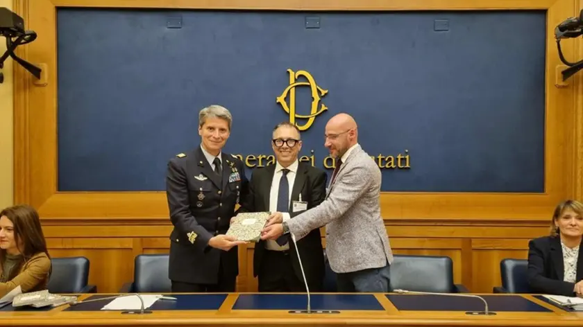 Da sinistra, Urbano Floreani, Roberto Giurano e Gabriele Cont