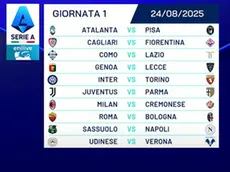 La prima giornata di Serie A. Per l'Udinese esordio in casa con il Verona