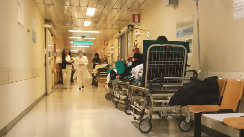 Personale sanitario e pazienti all’ospedale di Cattinara a Trieste (Lasorte)