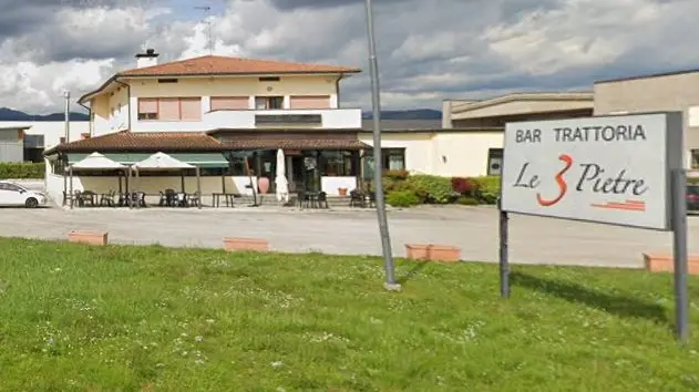 Il bar trattoria Le 3 Pietre a Moimacco