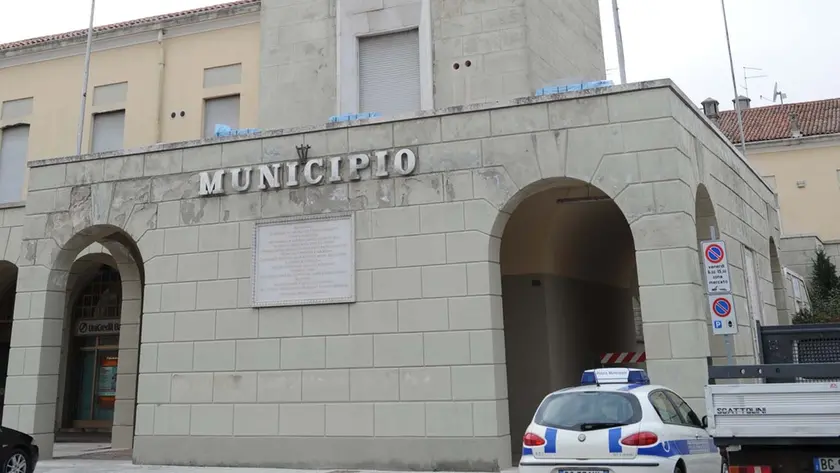 Il municipio di Torviscosa.