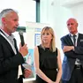 Da sinistra Loris Paolo Rambaldini, la giornalista Maura Delle Case e Sergio Barel