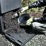 Una compostiera da giardino
