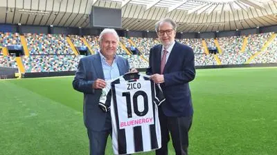 Il Paron Pozzo con Zico