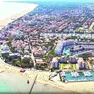 Una veduta aerea di Lignano. Le imprese della Riviera Friulana saranno le protagoniste dell’incontro di mercoledì 18 giugno