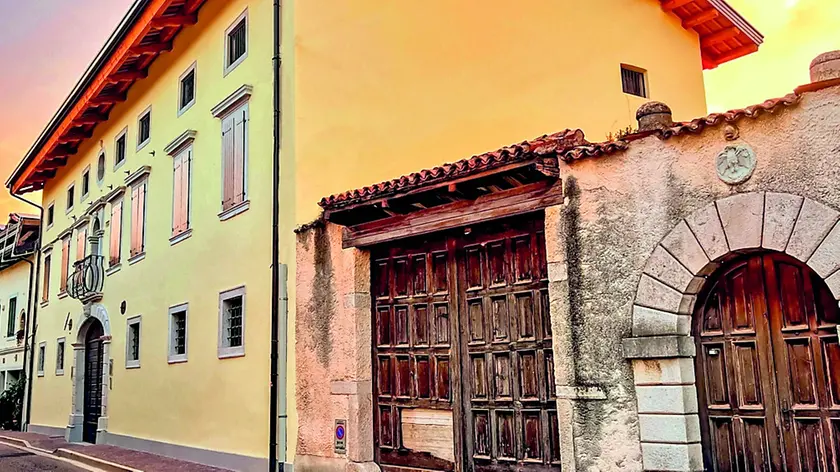 Uno scorcio di Palazzo Brunner-Segré