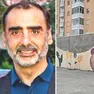 Il muro del cortile ritrova vita grazie agli studenti; a destra Ciro Ciotola, dirigente scolastico dell’istituto udinese