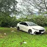 L'auto nel giardino a Roveredo in Piano
