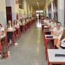 Una classe dello Zanon affronta la prima prova. Foto Petrussi