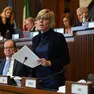 L'assessore alle Finanze, Barbara Zilli in Aula