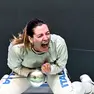 La grinta di Michela Battiston, 27 anni di Malisana foto bizzi