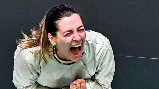 La grinta di Michela Battiston, 27 anni di Malisana foto bizzi