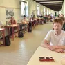 Gli studenti del Liceo Classico Stellini di Udine alle prese con la traduzione di Cicerone. Foto Petrussi