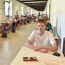 Gli studenti del Liceo Classico Stellini di Udine alle prese con la traduzione di Cicerone. Foto Petrussi