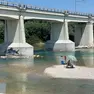 Tintarella sul Piave a San Biagio il giorno dopo la tragedia