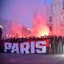 Ultrà del Psg a Milano nel 2023: nell'occasione ci furono violenti scontri con la tifoseria del Milan