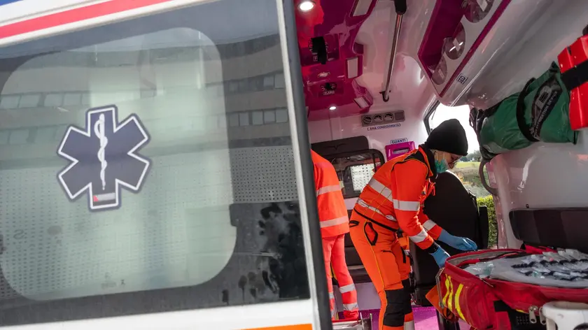 L'autista è stato trasportato all'ospedale di Pordenone (foto d'archivio)