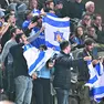 Tifosi israeliani allo stadio Friuli durante il match dell'ottobre 2024