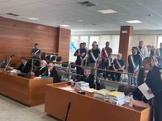 I sindaci in aula nell'udienza tenutasi martedì 24 giugno